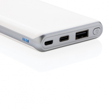 Logo trade mainoslahja ja liikelahja tuotekuva: Huippunopea 10 000 mAh:n varavirtalähde, PD