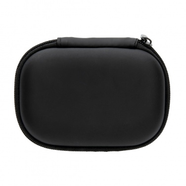 Logo trade mainoslahjat tuotekuva: TWS urheilukuulokkeet latauskotelossa