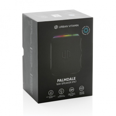 Logo trade liikelahja kuva: Urban Vitamin Palmdale 16W kaiutin IPX7 RCS muovista