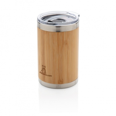Logotrade liikelahja tuotekuva: Coffee to go -bambutermosmuki