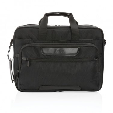 Logotrade liikelahjat mainoslahjat tuotekuva: Swiss Peak AWARE™ RPET Voyager 15.6" tietokonelaukku