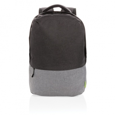 Logotrade mainoslahja tuotekuva: PVC-vapaa Duo color RPET 15,6” RFID -laptopreppu