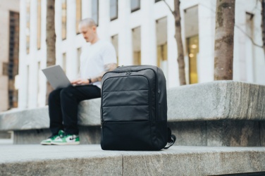Logotrade mainoslahja ja liikelahja kuva: Armond AWARE™ RPET  15.6" deluxe tietokonereppu