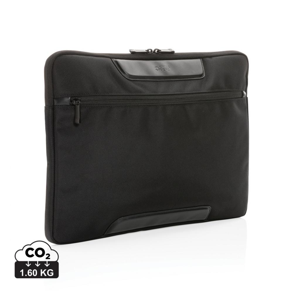 Logo trade liikelahja mainoslahja tuotekuva: Swiss Peak AWARE™ RPET Voyager 15.6" tietokonetasku