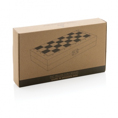 Logotrade mainoslahjat kuva: Deluxe 3-in-1 lautapeli laatikossa