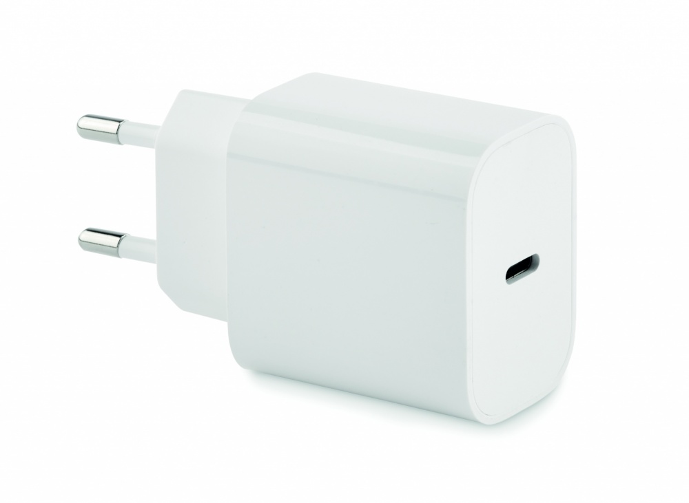 Logotrade mainoslahja tuotekuva: USB-laturi EU