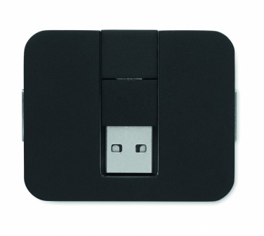 Logotrade mainoslahja tuotekuva: 4-porttinen USB-keskitin