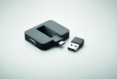 Logo trade mainostuote kuva: 4-porttinen USB-keskitin