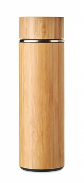 Logo trade liikelahja kuva: Bambu termospullo 400 ml TAMPERE