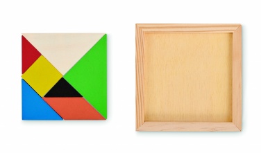 Logotrade mainoslahjat ja liikelahjat tuotekuva: Tangram-palapeli puusta