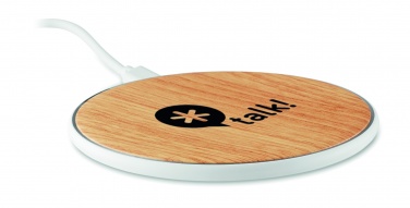 Logo trade liikelahja kuva: Bambu langaton laturi 5W TISPAD