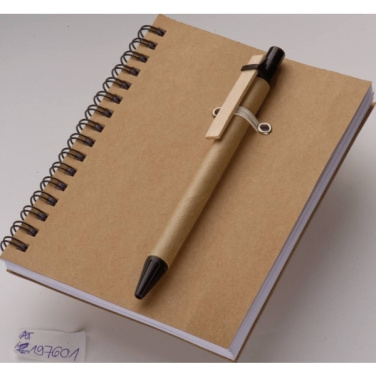 Logo trade liikelahja kuva: A6 ECO Notepad KEYSTONE