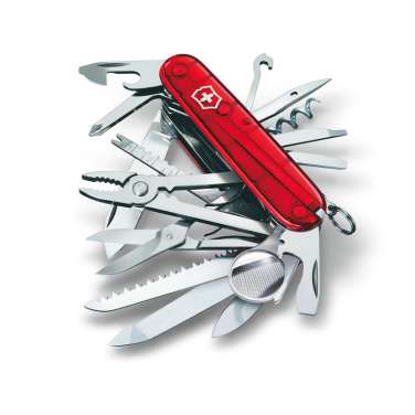 Logo trade mainoslahjat tuotekuva: Taskuveitsi SwissChamp läpinäkyvä Victorinox