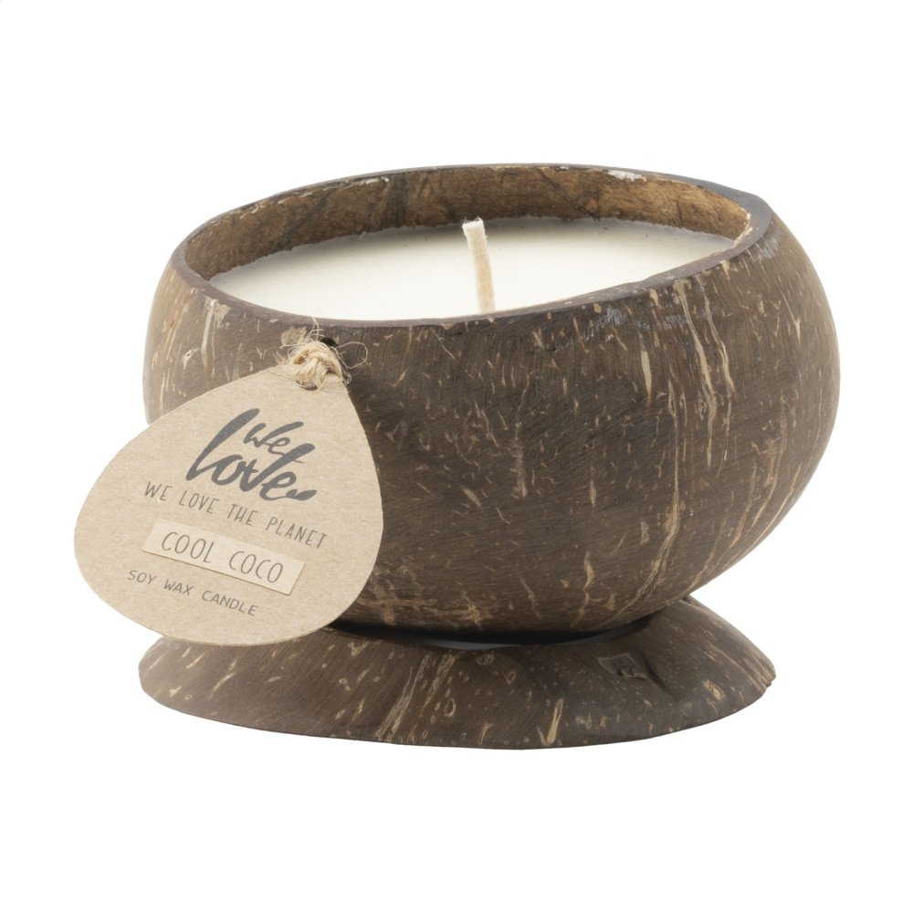 Logo trade mainoslahjat ja liikelahjat kuva: Rakastamme The Planet Coconut Candlea