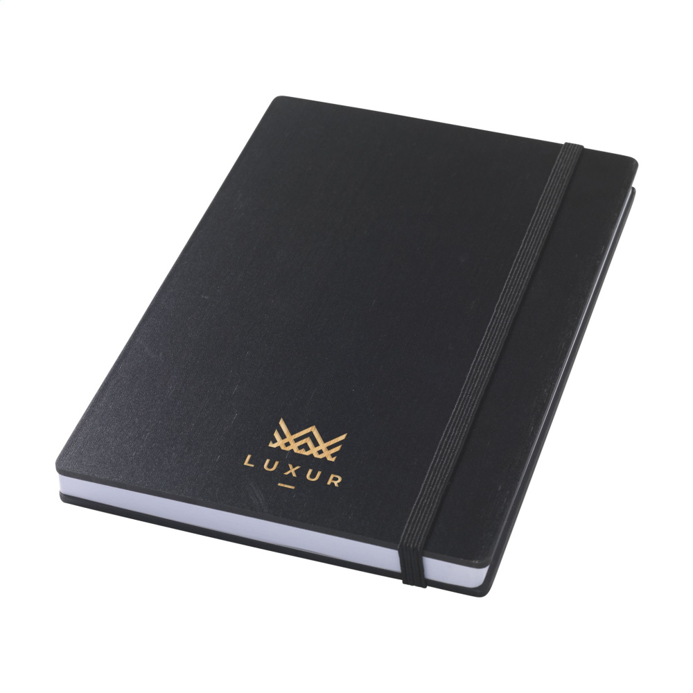 Logotrade liikelahjat kuva: Bamboo Journal Naked Spine Paper Notebook Musta A5