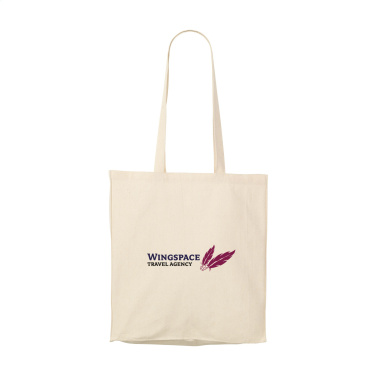 Logotrade mainoslahjat kuva: Natural Square Bag (165 g/m²) puuvillakassi