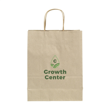 Logotrade liikelahja tuotekuva: Leaf It Bag kierrätetty ruohopaperi (90 g/m²) S
