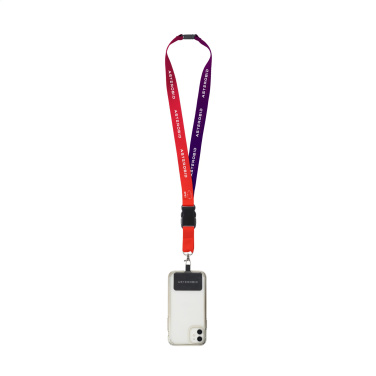 Logo trade liikelahja mainoslahja tuotekuva: Lanyard Promo Complete Sublimatie RPET 2 cm ja Patch