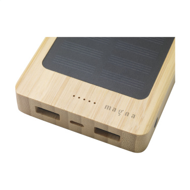 Logo trade mainoslahjat ja liikelahjat kuva: Solar Powerbank 8000+ langaton laturi