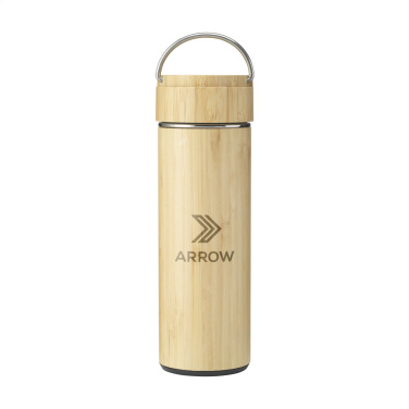 Logotrade liikelahjat mainoslahjat tuotekuva: Nikko 330 ml bambu termopullo/termokuppi