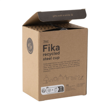 Logotrade mainostuotet kuva: Fika RCS Recycled Steel Cup 400 ml lämpökuppi