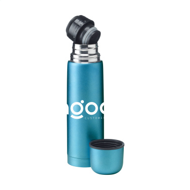 Logotrade liikelahja tuotekuva: Frosted Bottle RCS Recycled Steel 500 ml lämpöpullo