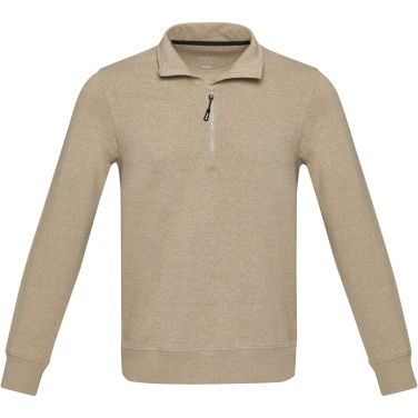 Logo trade liikelahjat mainoslahjat kuva: Tin unisex Aware™-kierrätetty neljännesvetoketjullinen svetari