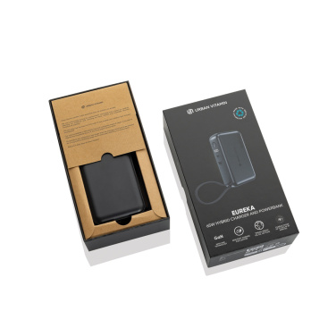Logotrade mainoslahjat kuva: Urban Vitamin Eureka RCS 65 W hybridilaturi ja virtapankki