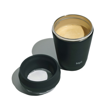 Logotrade mainoslahja tuotekuva: Topl Kierrätysteräs To Go Tumbler patentoitu 360 kansi 235ml