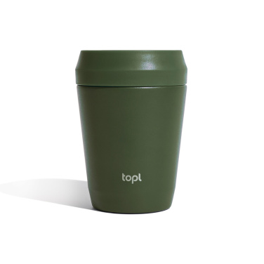 Logotrade mainoslahjat kuva: Topl Kierrätysteräs To Go Tumbler patentoitu 360 kansi 235ml