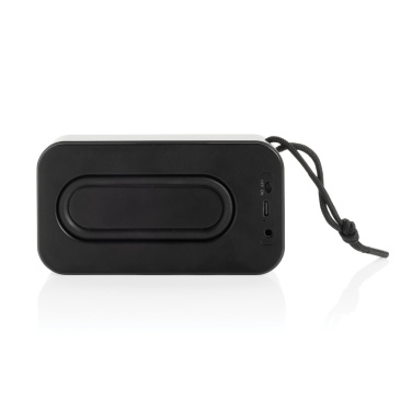 Logo trade mainoslahja ja liikelahja tuotekuva: Swiss Peak RCS kierrätetty alumiini 10 W bassokaiutin