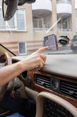 Logotrade mainostuote tuotekuva: Terra 360 RCS universaali puhelinteline, kierrätysmuovia