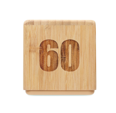 Logo trade liikelahjat mainoslahjat kuva: Bambu twist ajastin