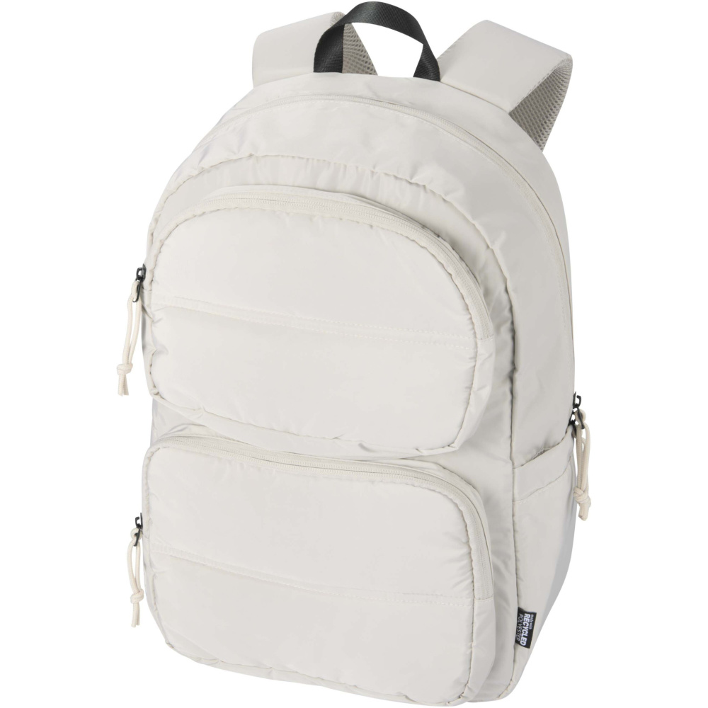 Logo trade liikelahjat tuotekuva: Puffer 15,6" tuuman GRS-kierrätetty reppu kannettavalle tietokoneelle, 18 L