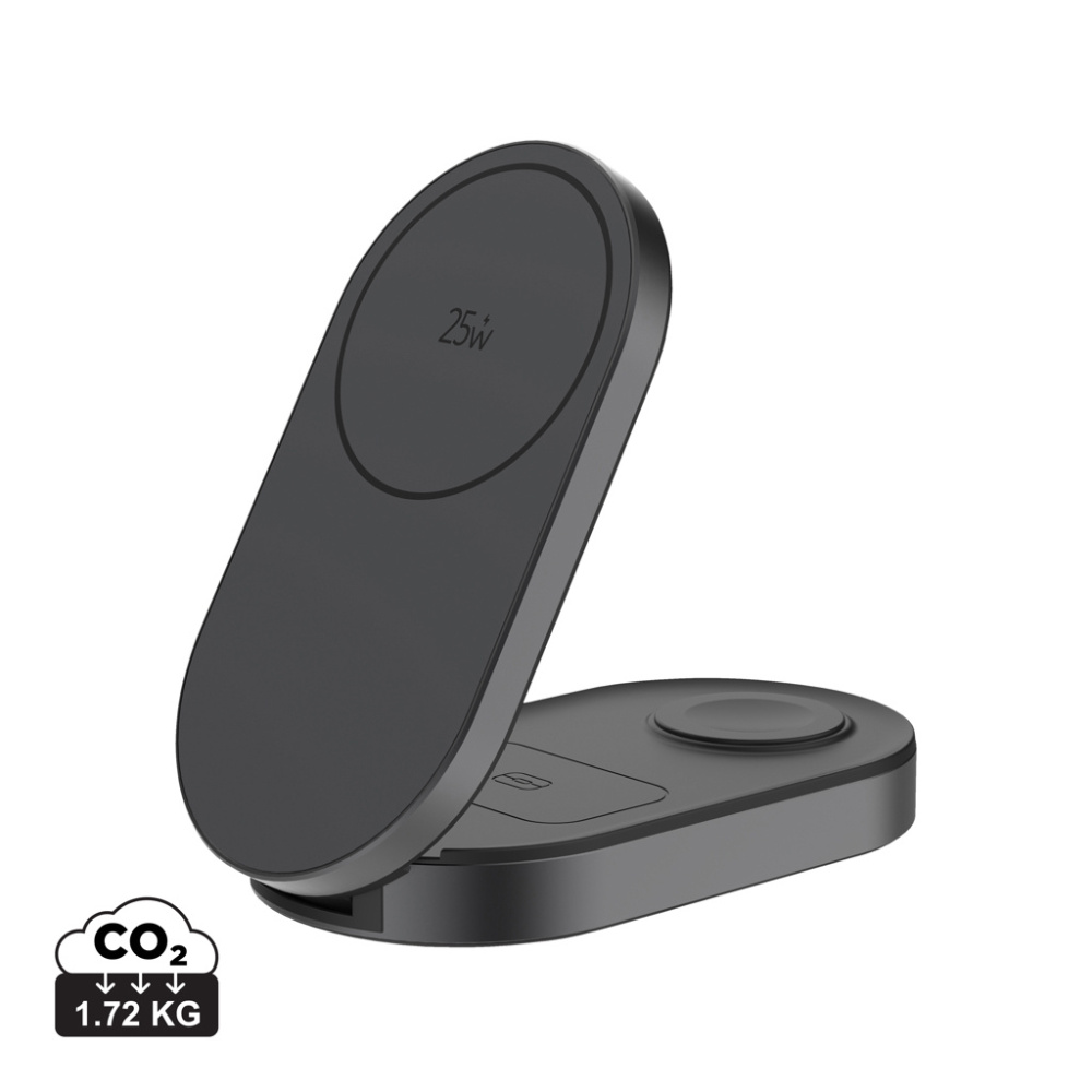 Logotrade mainoslahjat kuva: Quantum ultra-nopea 3-in-1 25 W taitettava langaton laturi