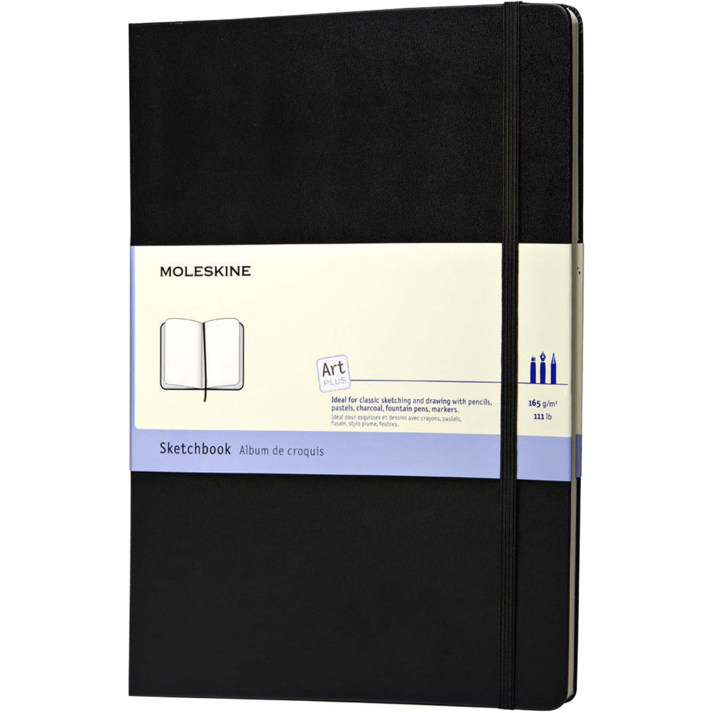 Logo trade liikelahja kuva: Moleskine A4-kokoinen luonnoslehtiö