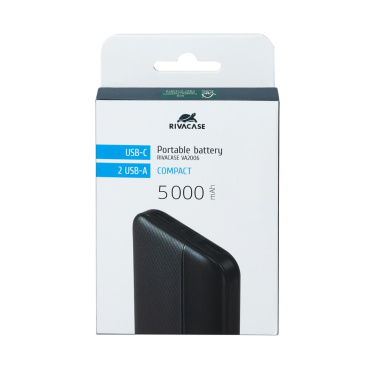 Logotrade mainoslahjat ja liikelahjat tuotekuva: Varavirtalähde VA2006 5000 mAh RIVACASE