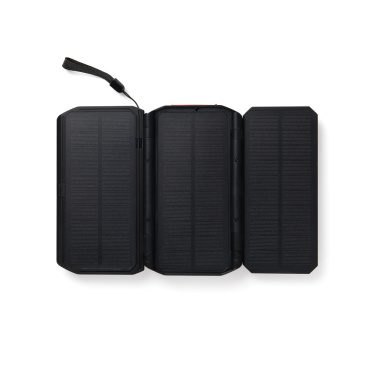 Logo trade mainoslahja kuva: Nordic Drift Titan 10 000 mAh aurinkovirtapankki, 3 paneelia