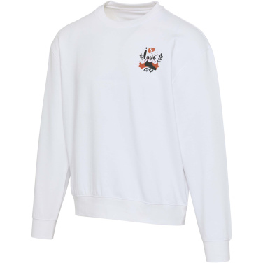 Logotrade mainoslahjat ja liikelahjat tuotekuva: Boris ylisuuri, pyöreäkauluksinen neule, unisex 280 g/m2:n OCS-sertifioitu 