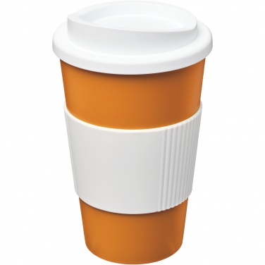 Logotrade reklaminės dovanos nuotrauka: Americano® 350 ml izoliuotas stiklainis su rankena