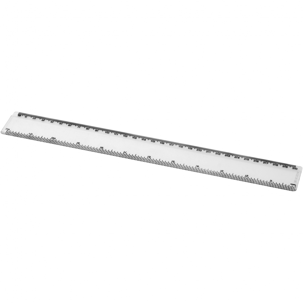 Logotrade firminės dovanos nuotrauka: Renzo 30 cm plastikinė liniuotė