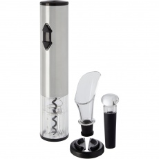 Pino elektrinis vyno atidarytuvas su vyno įrankiais