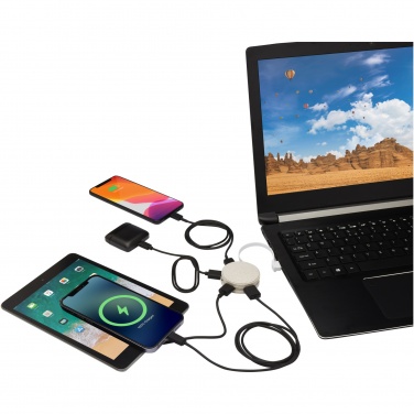 Logotrade dovana nuotrauka: Kenzu kviečių šiaudų USB šakotuvas