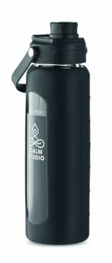 Logotrade dovana nuotrauka: Stiklinis buteliukas su rankove 750 ml