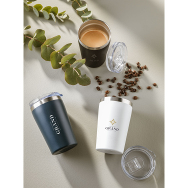 Logotrade reklaminės dovanos nuotrauka: Re-Steel RCS Recycled Coffee Mug 380 ml termopuodelis
