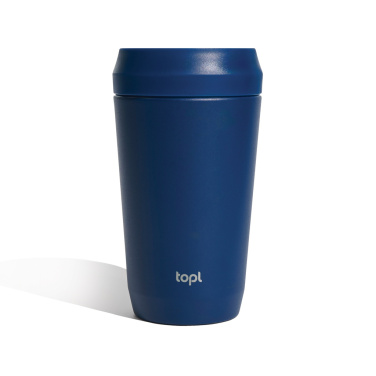 Logotrade dovana nuotrauka: Patentuotas „Topl“ perdirbto plieno „To Go“ 354 ml
