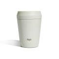 Patentuotas „Topl“ perdirbto plieno „To Go“ stiklainis 360 dangtelis 235 ml, rudas