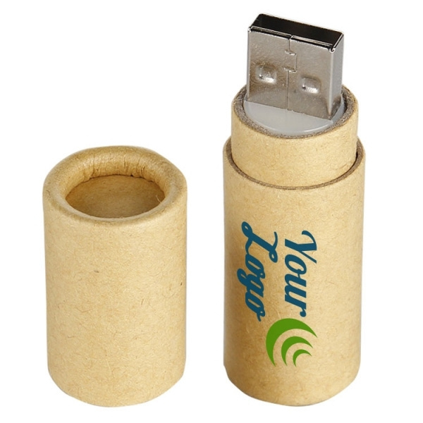 Logotrade reklaminiai produktai nuotrauka: Kartoninė USB atmintinė