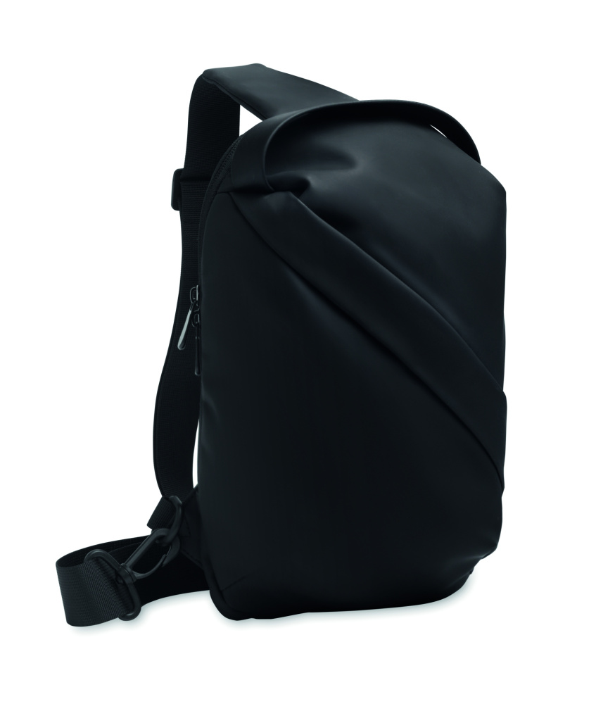 Logotrade dovana nuotrauka: Kryžminė krūtinės rankinė iš minkšto PU