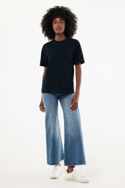 Logotrade firminės dovanos nuotrauka: IQONIQ Nikko sunkūs perdirbtos medvilnės marškinėliai